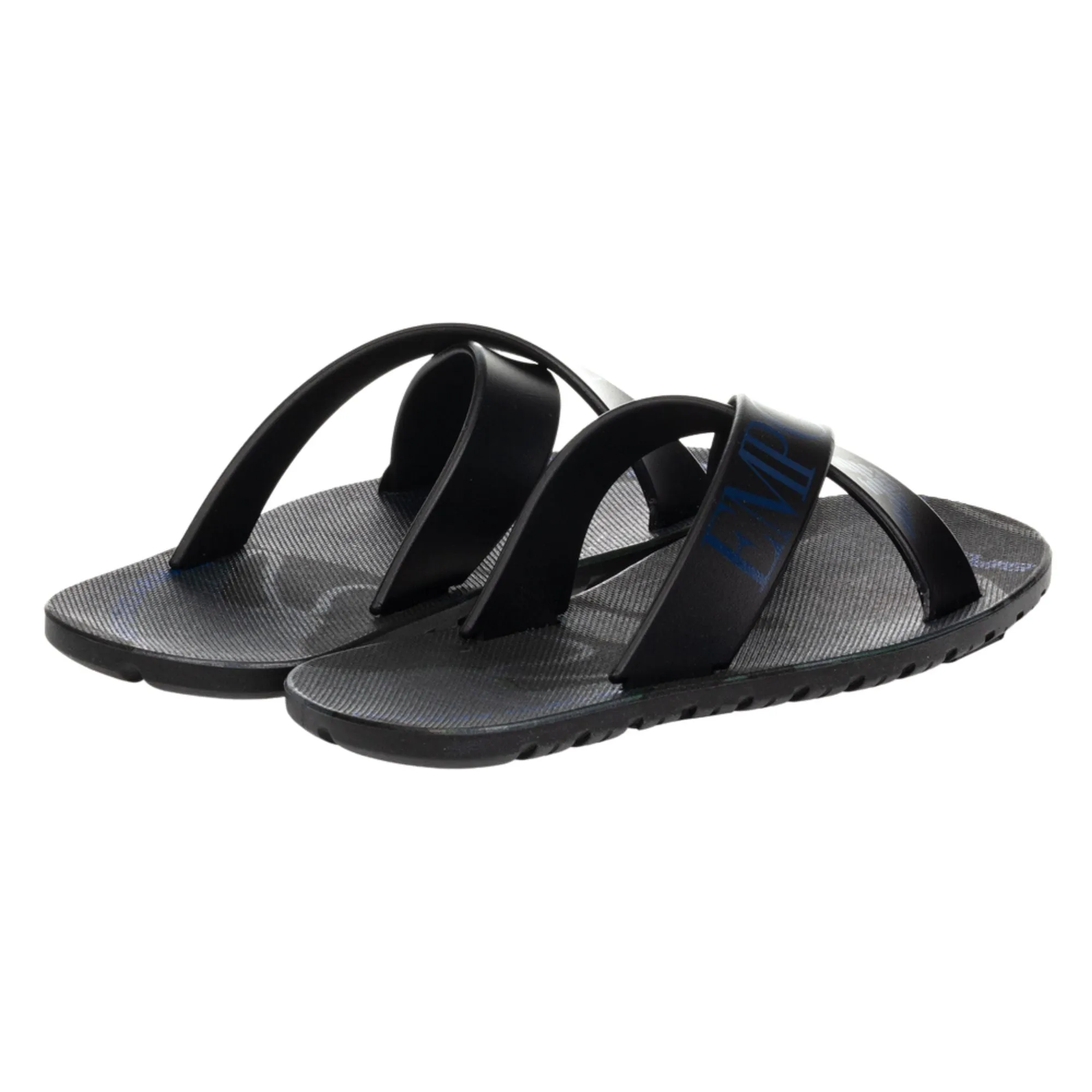 Emporio Armani Black Sandals